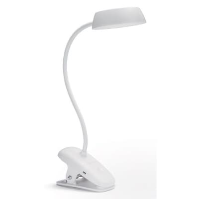 Настільна лампа Philips LED Reading Desk lamp Donutclip 3W, 4000K, 1200mAh (Lithium battery), білий (929003179727)