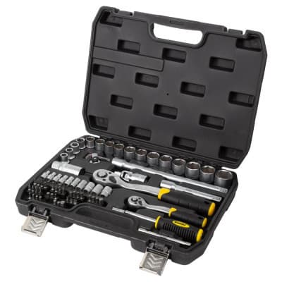 Набір інструментів Sigma насадок торцевих та біт 1/4", 1/2" 72шт CrV mid (6003741)