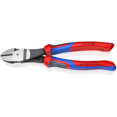 Кусачки KNIPEX бокові посилені 200мм (74 02 200)