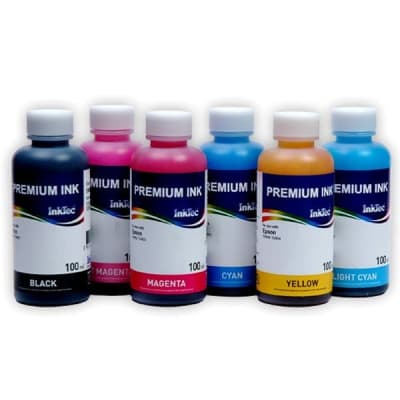Чорнило InkTec Epson R270/290 RX590/610/690 6*100мл, B/C/LC/M/LM/Y (E0010-6SET100)