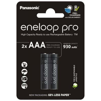 Акумулятор Panasonic AAA Eneloop 930mAh Pro NI-MH * 2 (BK-4HCDE/2CP)