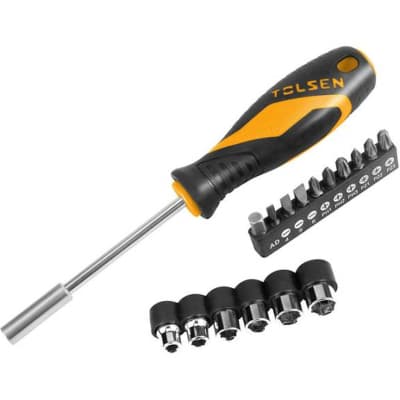 Викрутка Tolsen 17 насадок (20045)