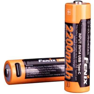 Акумулятор Fenix 14500 2200 мАг Type-C (ARB-L14-2200U)