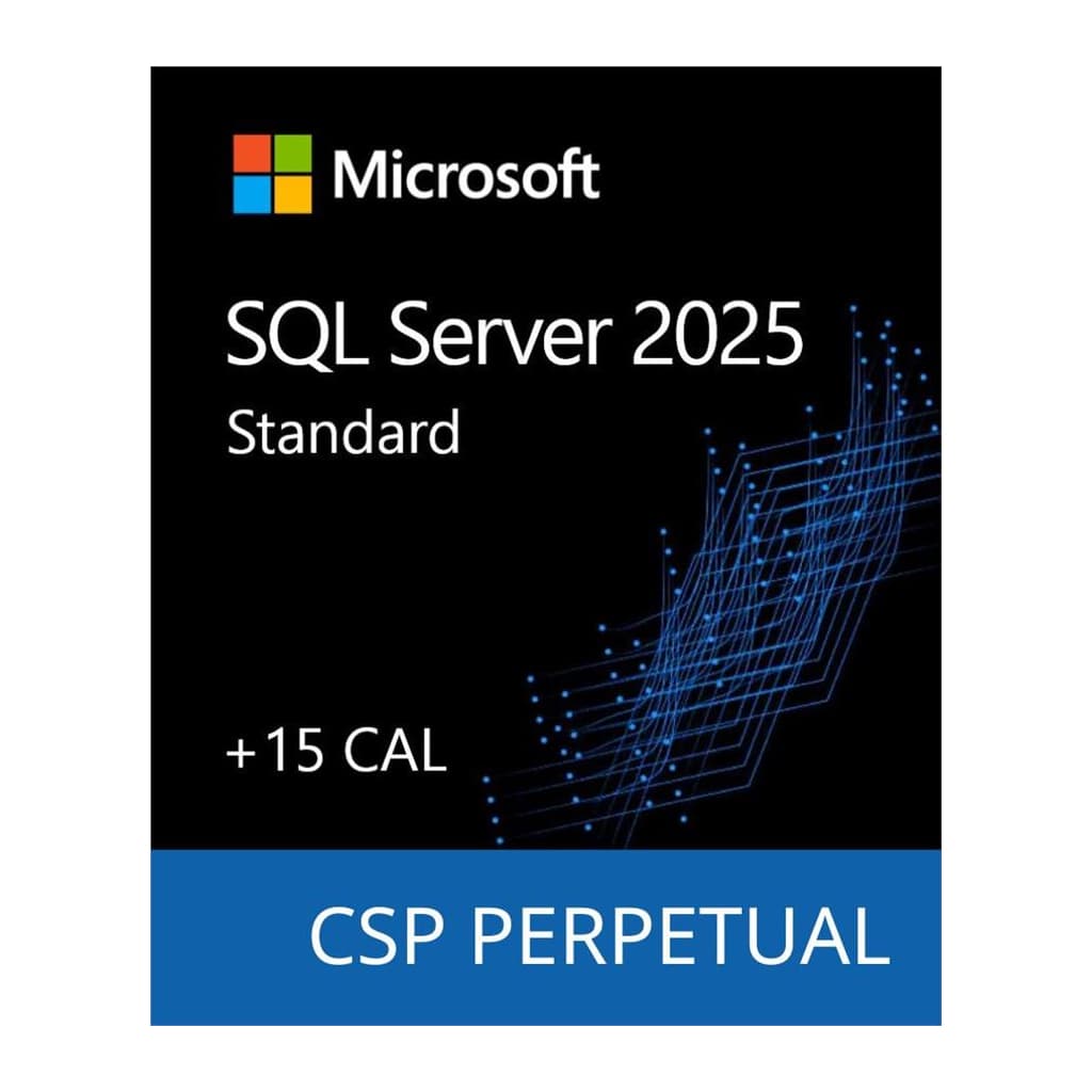 ПЗ для сервера Microsoft SQL Server 2025 Standard Edition and 15 CAL Pack, Commercial, Perpetual (DG7GMGF0VNH6_0001)