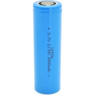 Акумулятор 21700 5000mAh, 3.7V, Blue, FlatTop Vipow (ICR21700-5000mAhFT / 31080)