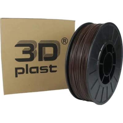 Пластик для 3D-принтера 3Dplast PETG 1.75мм, 0.85кг, brown (3DPTG17508BRN)