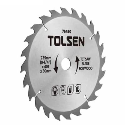 Диск пильний Tolsen з ТВС напайками по дереву 160х24Т*20мм (76425)