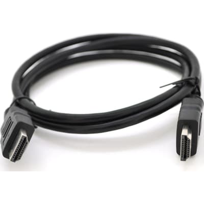 Кабель мультимедійний HDMI M to HDMI M 1.2m V1.4 black Merlion (YT-HDMI(M)/(M)-1.2mW-H181)