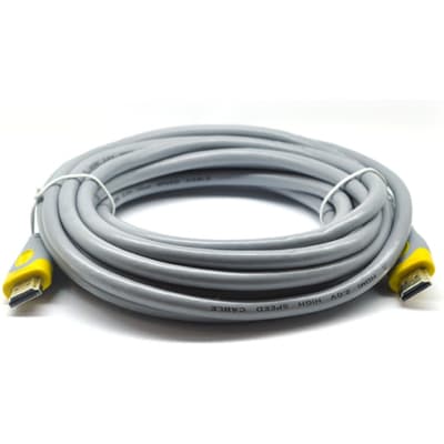 Кабель мультимедійний HDMI M to HDMI M 15.0m V2.0 gray V-LINK (YT-HDMI(M)/(M)HSV2.0-15m/16188)