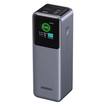 Батарея універсальна Ugreen 25000 mAh 200W Fast Charging Space Gray (U_35525B)