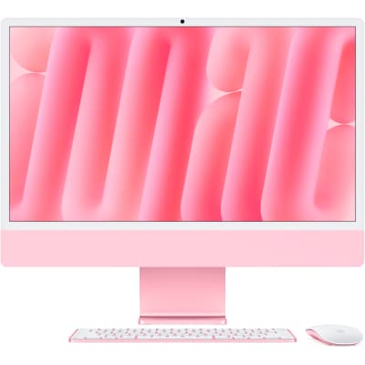Комп'ютер Apple 24" iMac Retina 4.5K Model A3137 / Apple M4 (10-c/CPU, 10-c/GPU), 16, 512, Pink (MWV53UA/A)