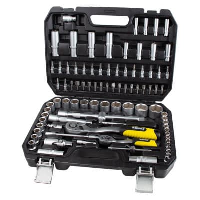 Набір інструментів Sigma насадок торцевих та біт 1/4", 1/2" 94шт CrV mid (6003761)