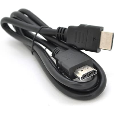 Кабель мультимедійний HDMI M to HDMI M 1.0m V1.4 black Merlion (YT-HDMI(M)/(M)HSP-1m)