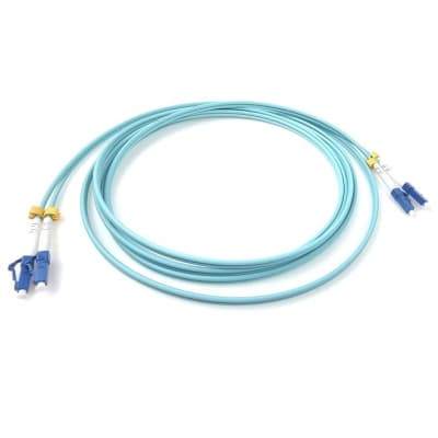 Оптичний патчкорд Eserver LC/UPC-LC/UPC, Multimode (50/125, OM3), LSZH, Duplex, 3m (ES-LC-LC/UPC-3-MM-D)