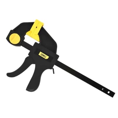 Струбцина Deli швидкозатискна 15 см (EDL110106)