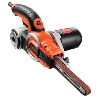 Шліфувальна машина Black&Decker стрічковий напилок, 400 Вт,451х13 мм, 900-1600 м/хв (KA902EK)