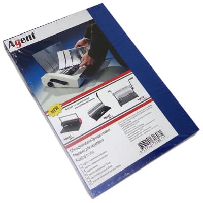 Обкладинка для палітурки Agent пл. А3 прозорі 150мкн.(100 шт.), сині (1510089)