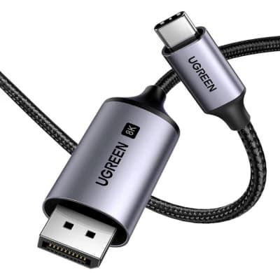 Кабель мультимедійний USB-C to DisplayPort M 1.0m 8K CM556 black Ugreen (25157)