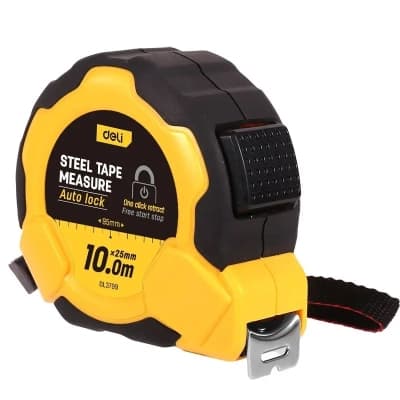 Рулетка Deli сталева 10 м x 25 мм (EDL3799)