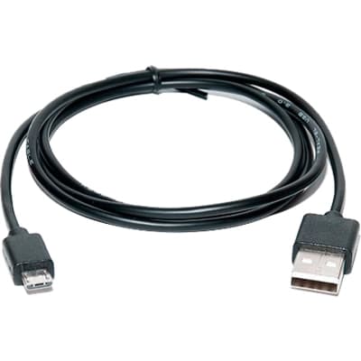 Дата кабель USB 2.0 AM to Micro 5P 0.6m Pro black REAL-EL (EL123500021)