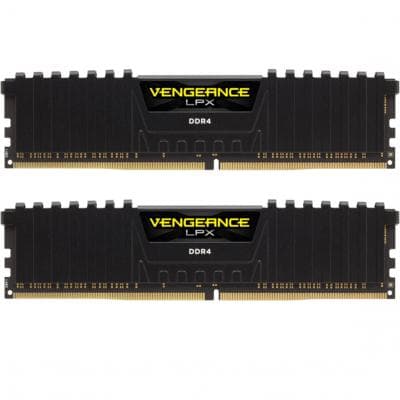 Модуль пам'яті для комп'ютера DDR4 32GB (2x16GB) 3200 MHz Vengeance LPX Black Corsair (CMK32GX4M2E3200C16)