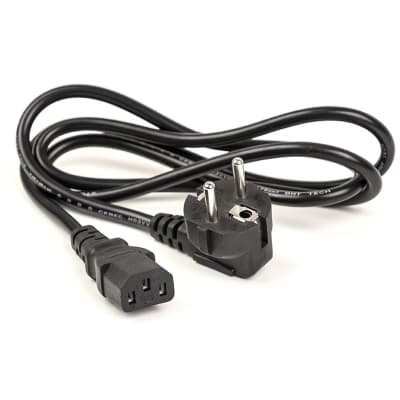 Кабель живлення PowerPlant (CA910656) CEE7/7-C13, 1.8м