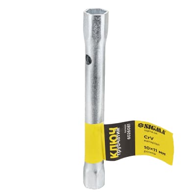 Ключ Sigma трубчастий 10x11мм (6026081)
