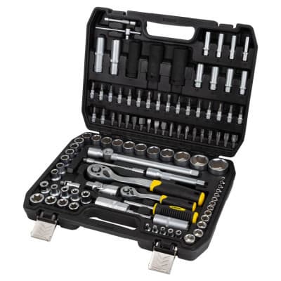 Набір інструментів Sigma насадок торцевих та с1/4" 1/2" 114шт CrV (6003781)