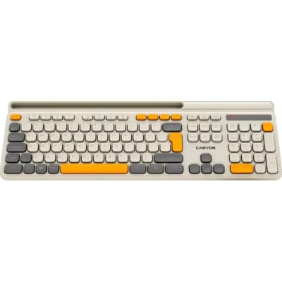 Клавіатура Canyon HKB-W03 Wireless UA Beige (CNS-HKBW03BG)