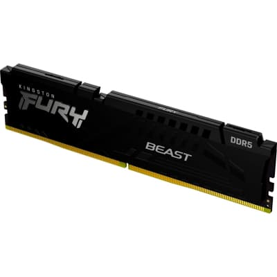 Модуль пам'яті для комп'ютера DDR5 32GB 6000 MHz Beast EXPO Black Kingston Fury (ex.HyperX) (KF560C36BBE2-32)