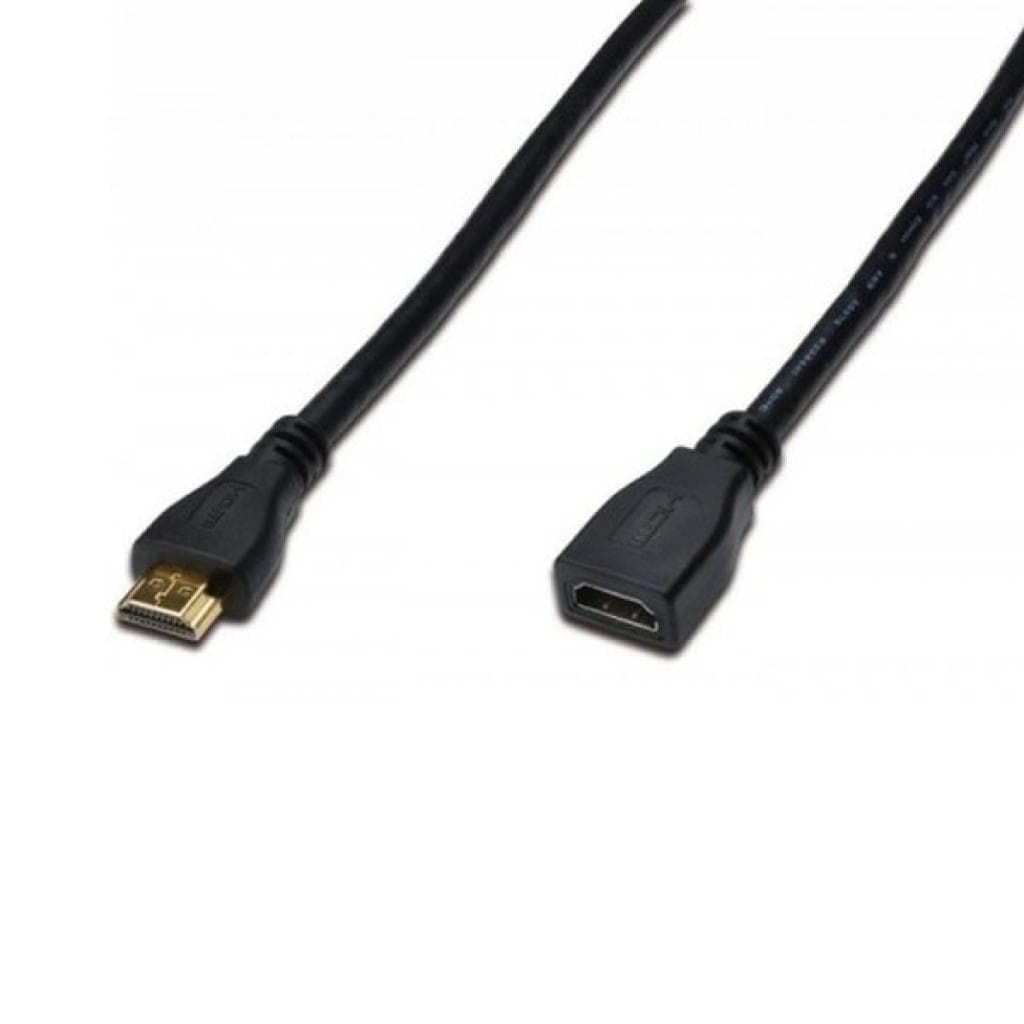 Кабель мультимедійний HDMI M to HDMI M 5.0m Digitus (AK-330201-050-S)