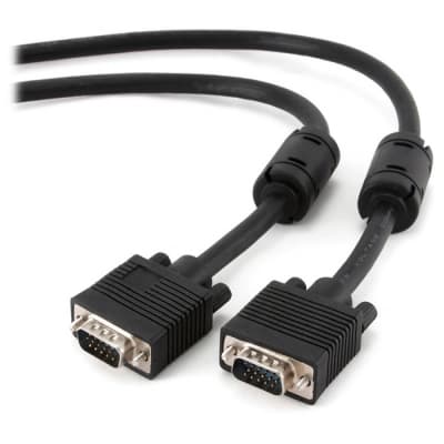 Кабель мультимедійний VGA M to VGA M 1.5m ferrite Cablexpert (CCB-PPVGA-1.5M)
