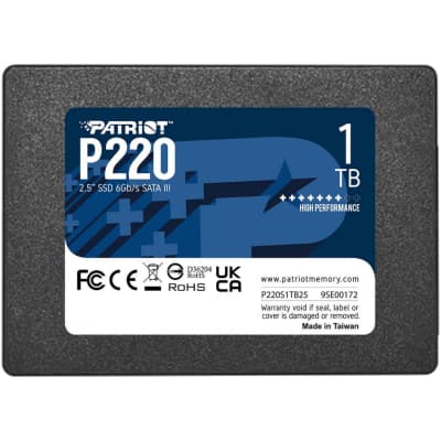 Накопичувач SSD 2.5" 1TB P220 Patriot (P220S1TB25)