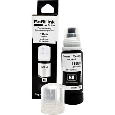Чорнило Premium Quality Epson 115 70мл Black Pigment C13T07C14A (70264908)