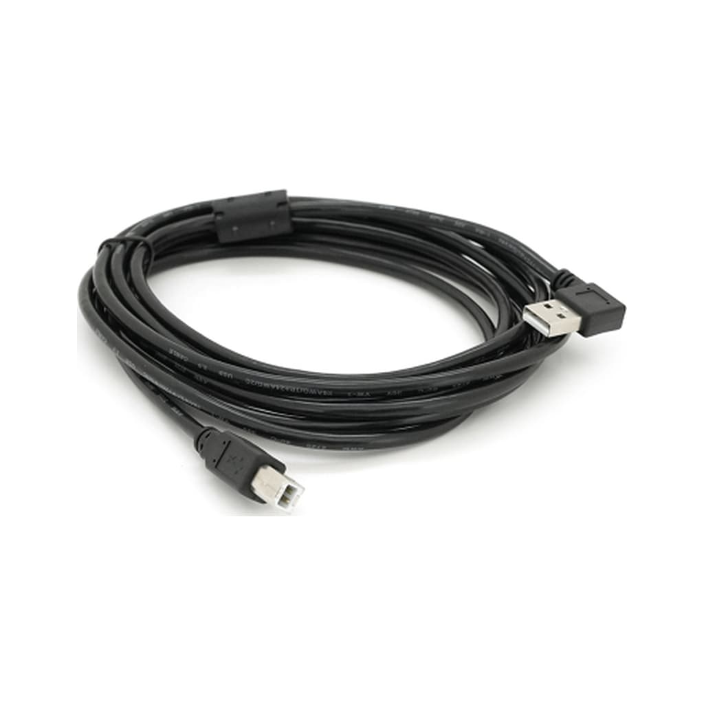 Кабель для принтера USB 2.0 AM/BM 2.0m 90° corner black Ritar (YT-AM/BM90°-2.0B)