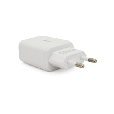 Зарядний пристрій BOROFONE 2xUSB + cable USB to Lightning 2.4A 1.0m white (BA37ALW)