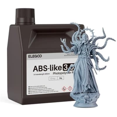 Фотополімерна смола ELEGOO Resin, ABS-like 3.0 plus 2кг, grey (50.103.0216)
