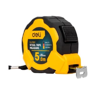 Рулетка Deli сталева 5 м x 19 мм (EDL3796)