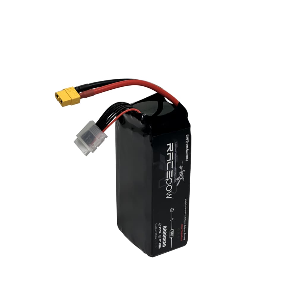 Акумуляторний блок RacePow Lipo 6s 8000mAh 80C XT60 (8000mAh-6s-80C)
