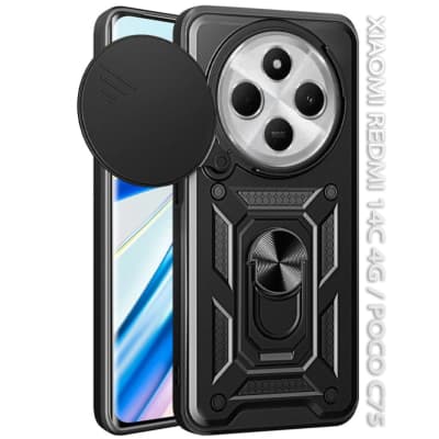 Чохол до мобільного телефона BeCover Military Xiaomi Redmi 14C 4G / Poco C75 Black (712489)