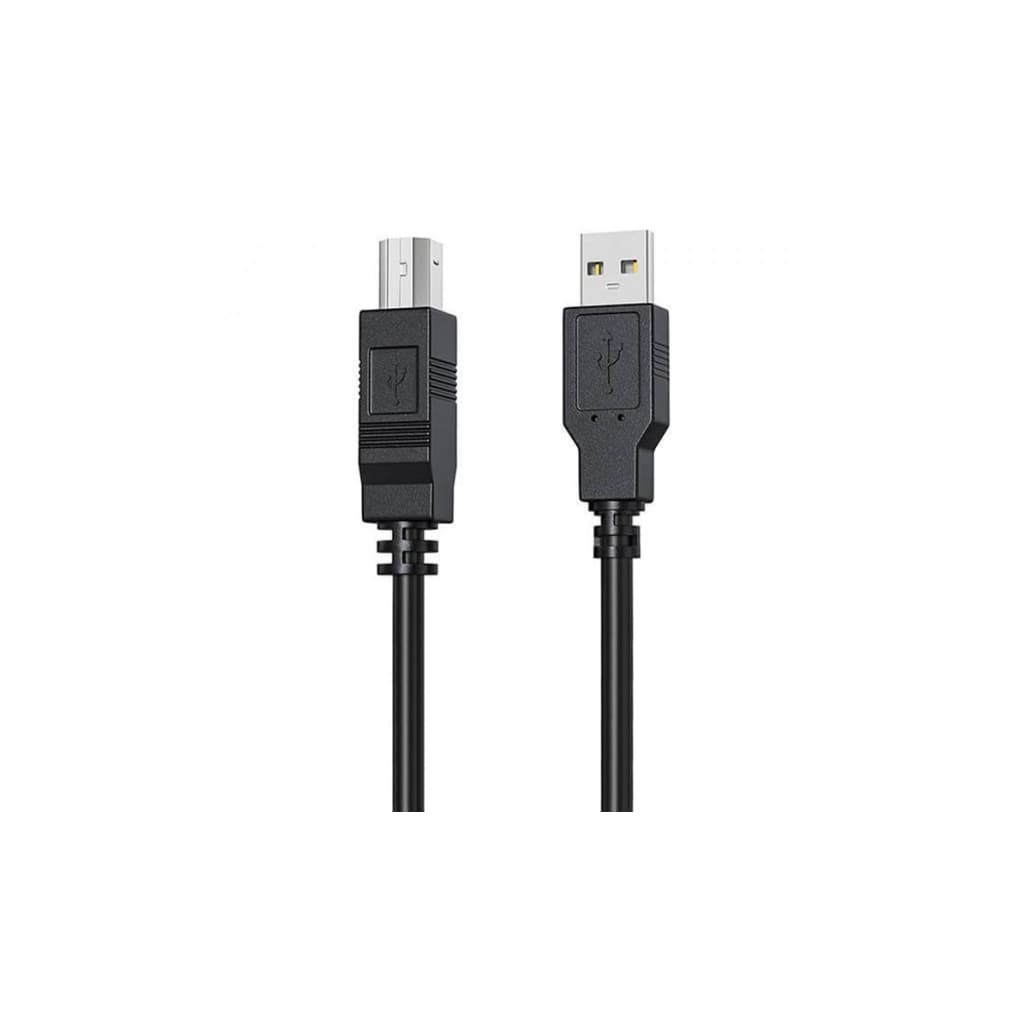 Кабель для принтера USB 2.0 AM/BM 3.0m black HP (DHC-PT100-3M)