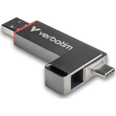 USB флеш накопичувач Verbatim 512GB QuickStick USB 3.2/USB-C (32042)
