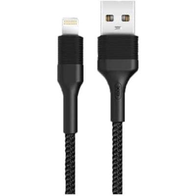 Дата кабель USB 2.0 AM to Micro 5P 1.0m 2.1A black XO (NB51-M-1-BK)