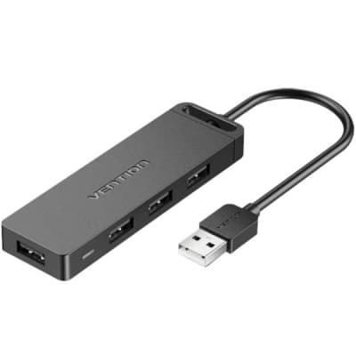 Концентратор VENTION USB 2.0 to 4xUSB 2.0 black (CHMBB)