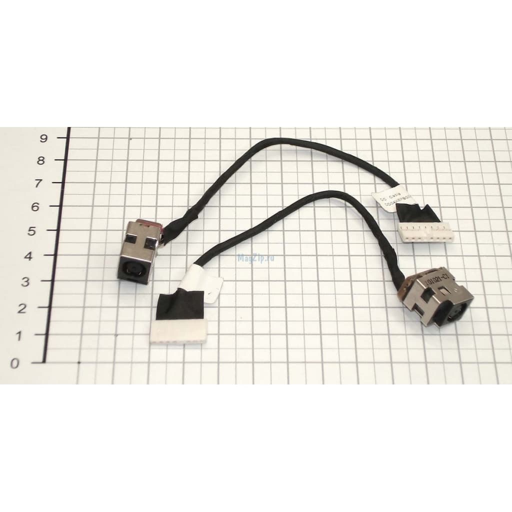 Роз'єм живлення ноутбука з кабелем для HP PJ270 (7.4mm x 5.0mm + center pin), 8(7)-pi Универсальный (A49035)