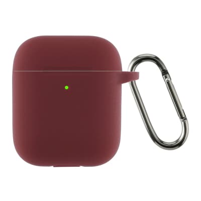 Чохол для навушників Armorstandart Ultrathin Silicone Case With Hook для Apple AirPods 2 Burgundy (ARM59680)