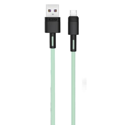 Дата кабель USB 2.0 AM to Micro 5P 1.0m 5A green XO (NB166-M-1-GR)