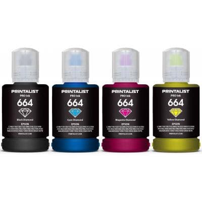 Чорнило Printalist Epson L110/L210/L300 4х140г B/C/M/Y (PL664SET4)