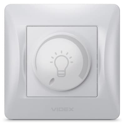 Світлорегулятор Videx BINERA LED 200Вт сереб (VF-BNDML200-SS)