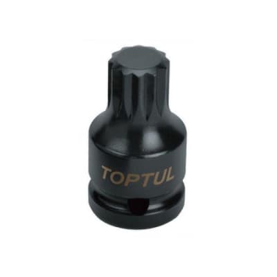 Торцева головка Toptul ударна SPLINE М18 L44мм 1/2" (KADB1618S)